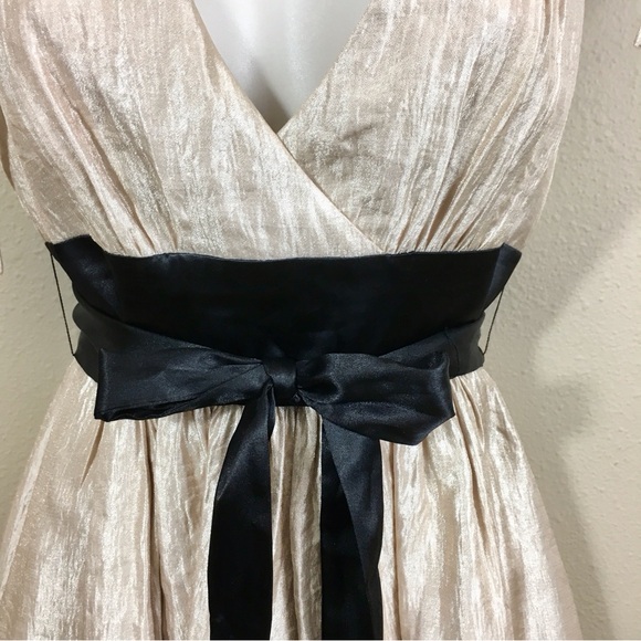 Max and Cleo Blush Shimmer Cocktail Dress - Picture 5 of 16